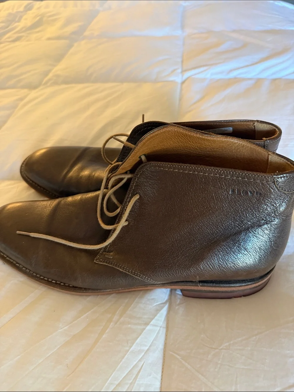 Lloyd Lake Men's Brown Leather Chukka Boots
